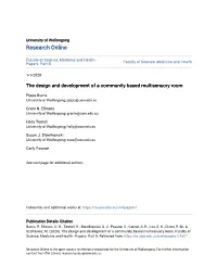 The Design and Development of a Community Based Multisensory Room