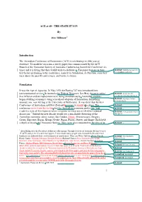 1 ACE at 40 – the STATE IT's in by Alex Millmow1 Introduction The