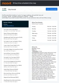 59 Bus Time Schedule & Line Route