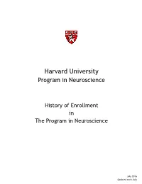 Harvard University Program in Neuroscience