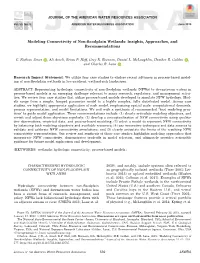 Modeling Connectivity of Non‐Floodplain Wetlands