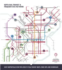Septa Rail Transit & Frequent Bus Network