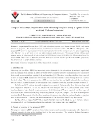 Compact Microstrip Lowpass Filter with Ultrasharp Response Using a Square-Loaded Modified T-Shaped Resonator