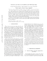 Dynamics and Chaos in the Unified Scalar Field Cosmology