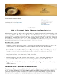 Higher Education Act Reauthorization