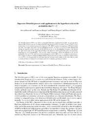 Imprecise Dirichlet Process with Application to the Hypothesis Test on the Probability That X ≤Y