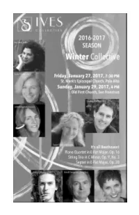 Ives 2017 Winter Program Book
