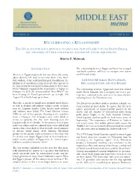 Recalibrating a Relationship