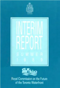 Royal Commission on the Future of the Toronto Waterfront NTER M