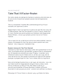 Take That I X Factor-Finalen