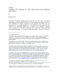 (Gnss) in View of Progress Made in Gagan