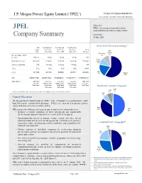 JPEL Company Summary
