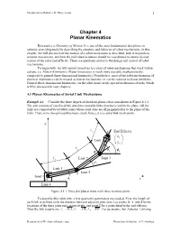 Planar Kinematics