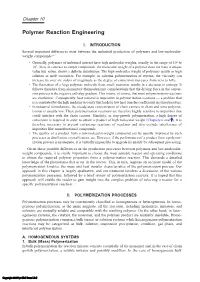 Polymer Science and Technology