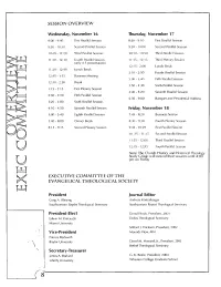SESSION OVERVIEW Wednesday