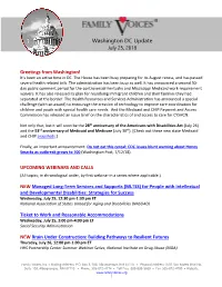 Washington DC Update 10/15/14 - Submitted