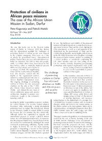 Protection of Civilians in African Peace Missions