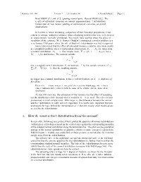 1. How Different Is the T Distribution from the Normal?