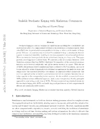 Scalable Stochastic Kriging with Markovian Covariances