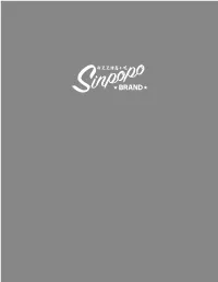 Sinpopo 2020 Menu