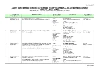 Asean Committees in Third Countries And