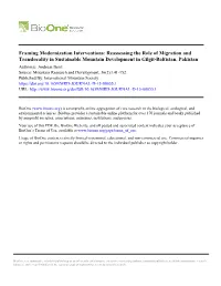 Framing Modernization Interventions: Reassessing the Role of Migration