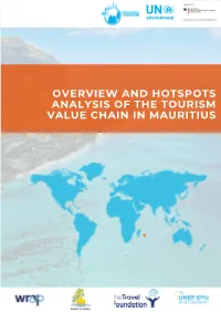 Overview and Hotspots Analysis of the Tourism Value Chain in Mauritius