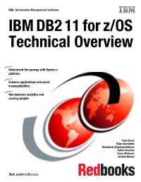 IBM DB2 11 for Z/OS Technical Overview