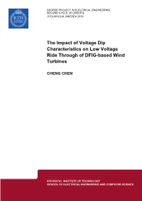 The Impact of Voltage Dip Characteristics on Low Voltage Ride Through of DFIG-Based Wind Turbines