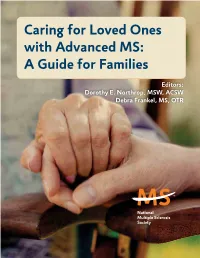 Caring for Loved Ones with Advanced MS: a Guide for Families