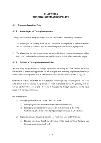 Chapter 5 Through Operation Policy