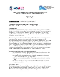 Glacial Flooding and Disaster Risk Management Knowledge Exchange and Field Training