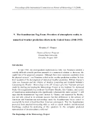Providers of Atmospheric Reality to Numerical Weather Prediction Efforts