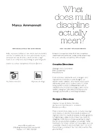 What Does Multi Discipline Actually Mean?