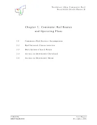 Commuter Rail Routes and Operating Plans