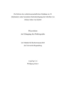 Dissertation Zur Erlangung Des Doktorgrades