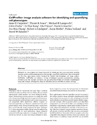 Downloaded from the Cellprofiler Site [31] to Provide a Starting Point for New Analyses