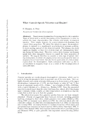What Controls Spicule Velocities and Heights? Color of R