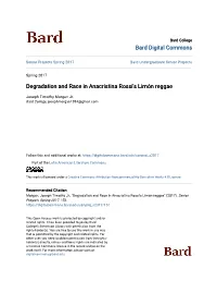 Degradation and Race in Anacristina Rossi's Limón Reggae