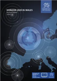 HORIZON 2020 in WALES Annual Report 2016