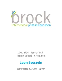 Leon Botstein