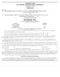 ZENDESK, INC. (Exact Name of Registrant As Specified in Its Charter)