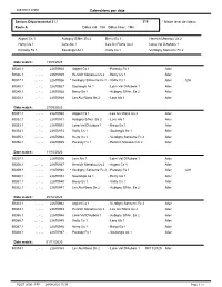 Calendriers Par Date