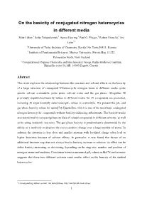 On the Basicity of Conjugated Nitrogen Heterocycles in Different Media