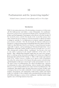 Posthumanism and the 'Posterizing Impulse'