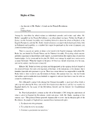 Rights of Man