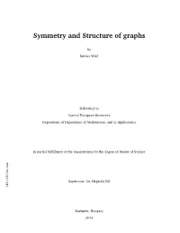 Symmetry and Structure of Graphs