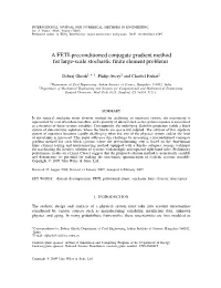 A FETI-Preconditioned Conjugate Gradient Method for Large-Scale Stochastic ﬁnite Element Problems