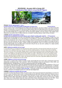 EXCURSIONS – November 2020 to October 2021 in the Garden of Eden 2020-21 on Board the M/Y Pegasos