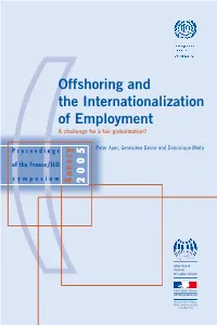 Offshoring and the Internationalization of Employment: a Challenge